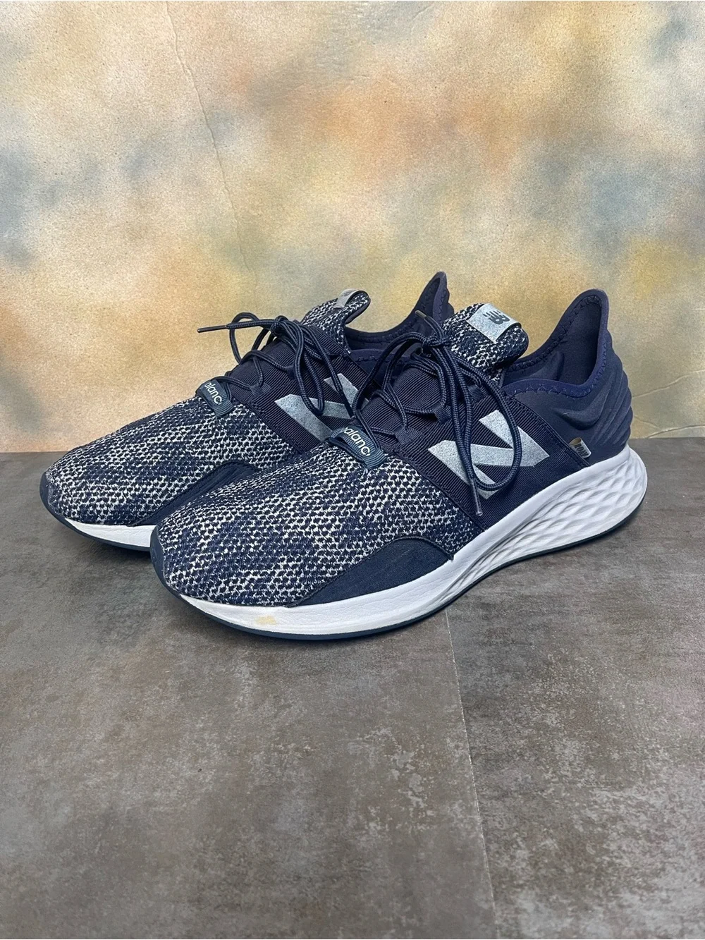 New Balance Fresh Foam Roav Men’s Blue/Gray Sneakers Size 15